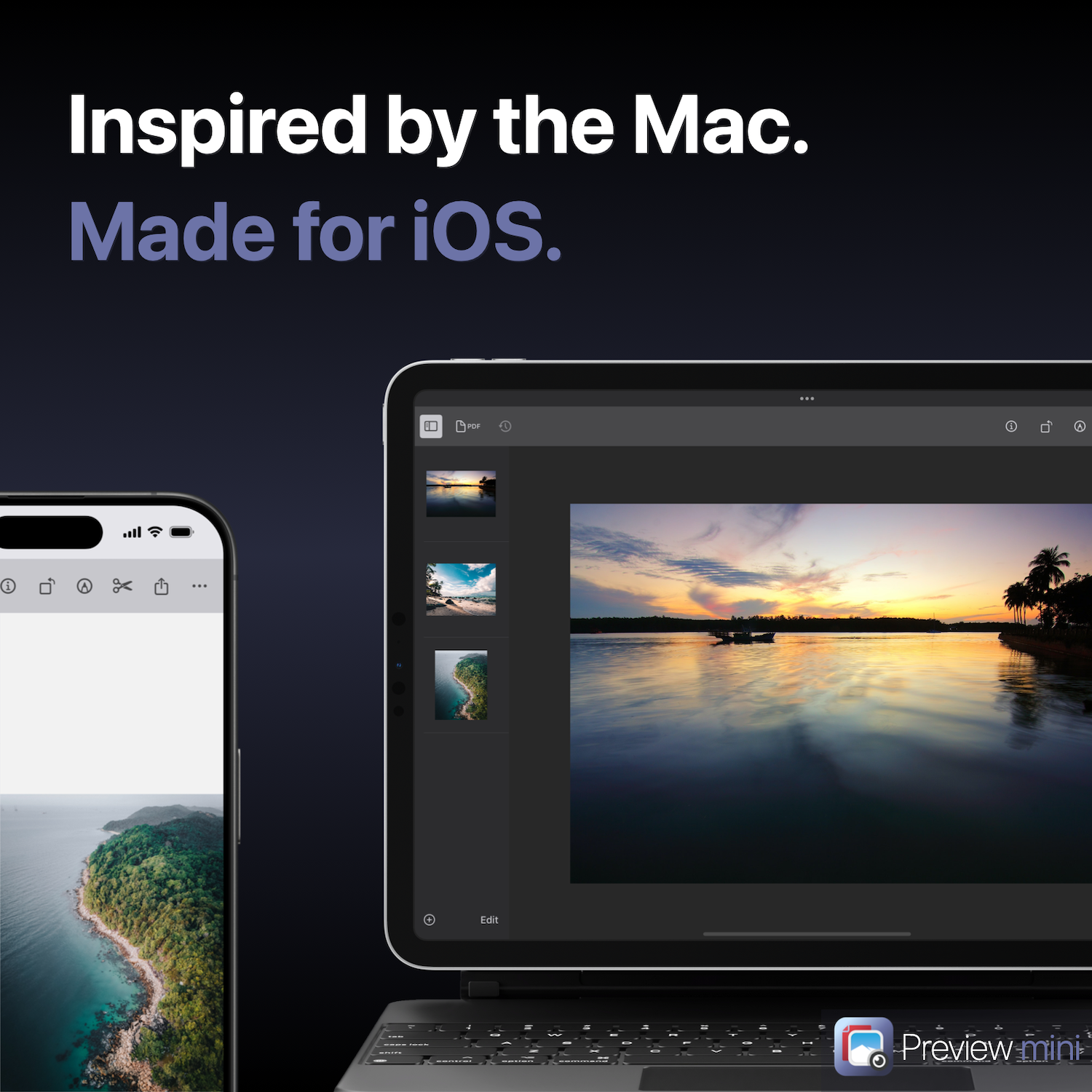 Mac Preview for iOS Banner